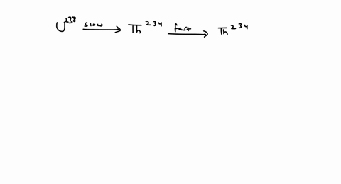 mathrmu238-decays-to-_90-mathrmth234-with-half-life-45-times-109-year-the-resulting-_90-mathrmth234-