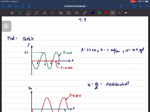 a-string-is-oscillating-with-wave-function-of-the-form-7118-but-with-a25-mathrmcm-k1-mathrmrad-mathr