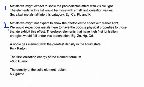 use-ideas-presented-in-this-chapter-to-indicate-a-three-metals-that-you-would-expect-to-exhibit-th-2