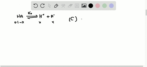 which-of-the-following-statements-are-true-for-a-010-mathrmm-solution-of-a-weak-acid-ha-choose-all-t