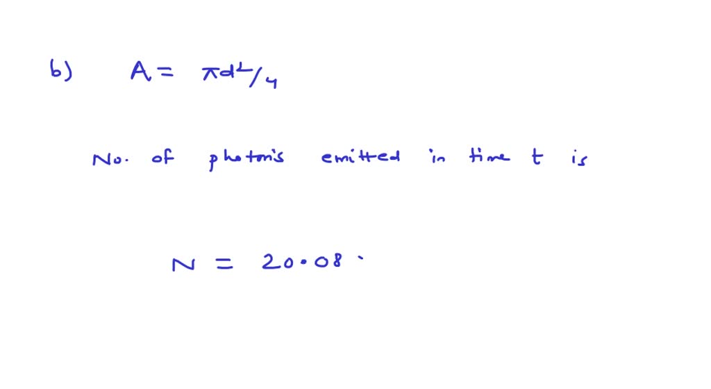 SOLVEDPulsed dye lasers emit light of wavelength 585 nm in 0.45 ms