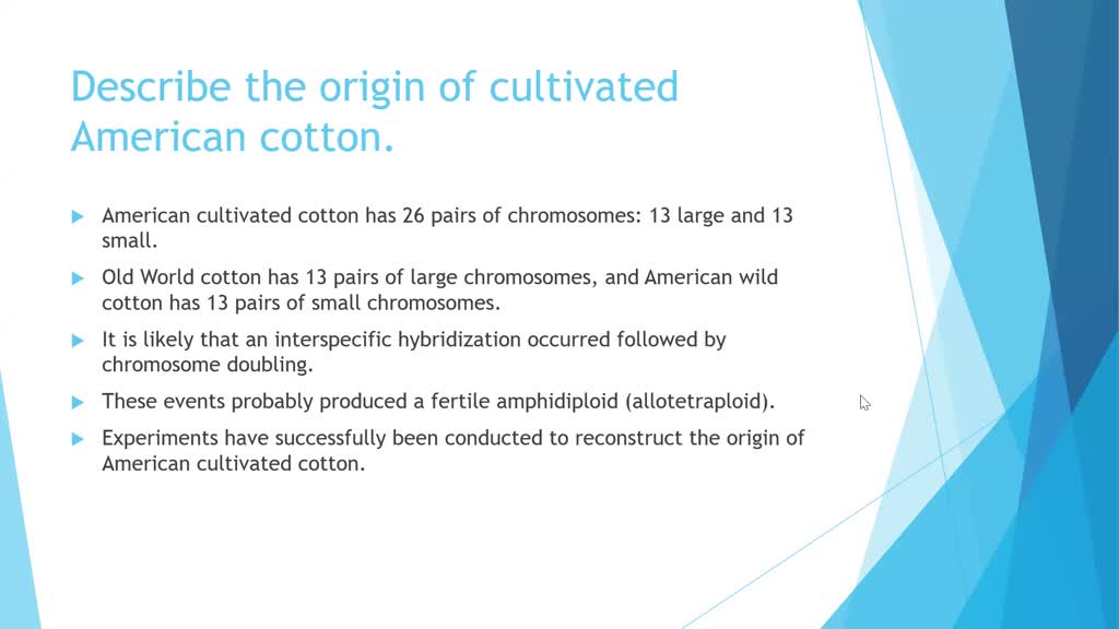 SOLVEDWhy did cotton the leading crop of the South?