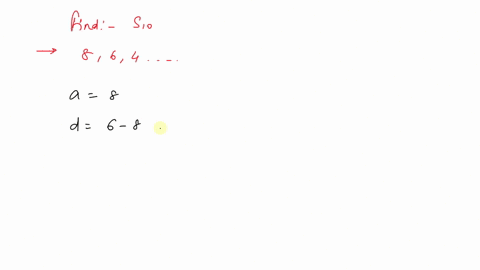find the sum of the first 10 terms of each arithmetic sequence