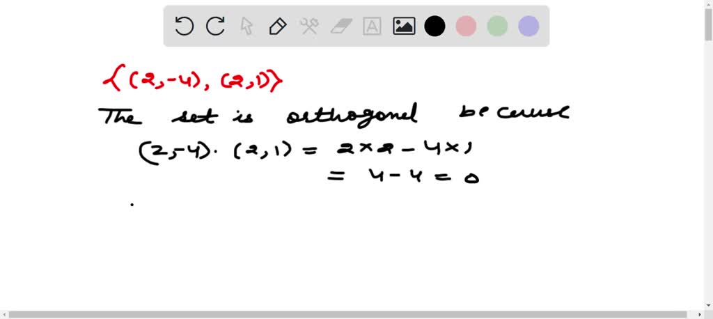 ⏩SOLVED:(a) determine whether the set of vectors in R^n is… | Numerade