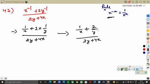 simplify-each-expression-using-only-positive-exponents-in-the-answer-fracx-12-y-12-y4-x-2
