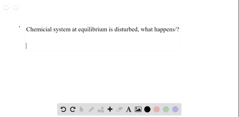 what-happens-to-a-chemical-system-at-equilibrium-when-that-equilibrium-is-disturbed