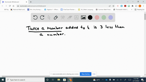 rewrite-each-sentence-using-mathematical-symbols-do-not-solve-the-equations-twice-a-number-added-to-
