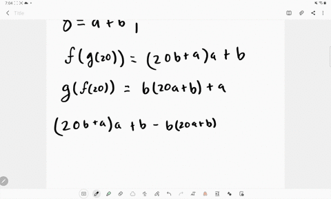 let-fxa-xb-and-gxb-xa-where-a-and-b-are-integers-if-f18-and-fg20-gf20-14-find-the-product-of-a-and-4