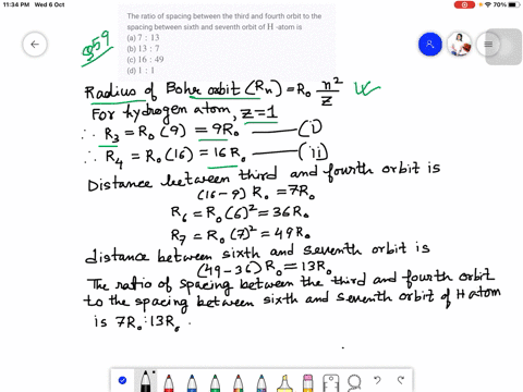 the-ratio-of-spacing-between-the-third-and-fourth-orbit-to-the-spacing-between-sixth-and-seventh-orb