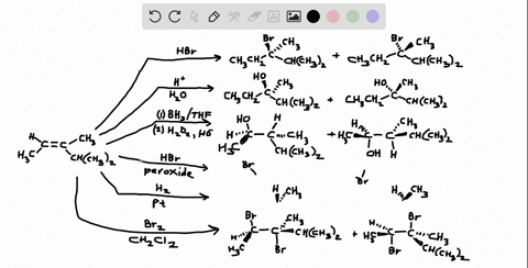 give-the-products-of-the-following-reactions-and-their-configurations