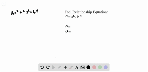 find-the-foci-for-each-equation-of-an-ellipse-16-x24-y264