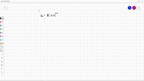 use-a-graphing-utility-to-graph-the-first-10-terms-of-the-sequence-a_n8-03n-1