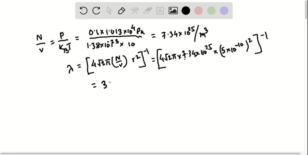 What Is The Mean Free Path In The Gas