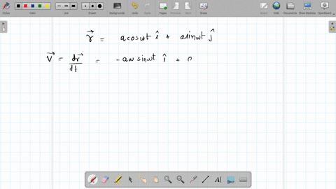 the-position-vector-of-a-particle-is-vecracos-omega-t-hati-leftsin-omega-t-jright-the-velocity-of-th