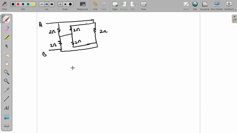 find-the-equivalent-resistance-a-cross-mathrmab-a-1-omega-b-2-omega-c-3-omega-d-4-omega