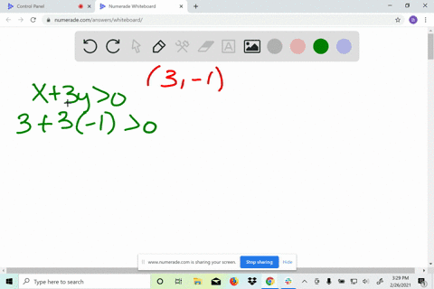 the-ordered-pair-3-1-satisfies-which-of-the-following-inequalities-beginarrayltext-i-x3-y0-text-ii-2
