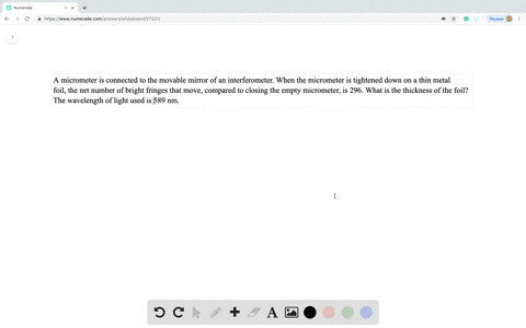 ii-a-micrometer-is-connected-to-the-movable-mirror-of-an-interferometerwhen-the-micrometer-is-tighte