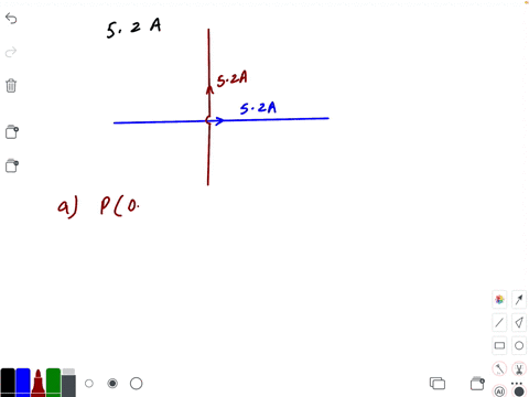 a-long-straight-wire-carries-52-a-along-the-x-axis-in-the-x-direction-a-second-wire-carries-52-a-alo