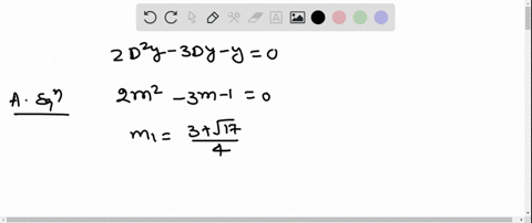 solve-the-given-differential-equations-2-d2-y-3-d-y-y0-3
