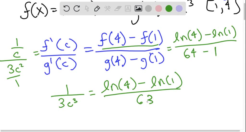 SOLVED:Apply the Extended Mean Value Theorem to the functions f and g ...