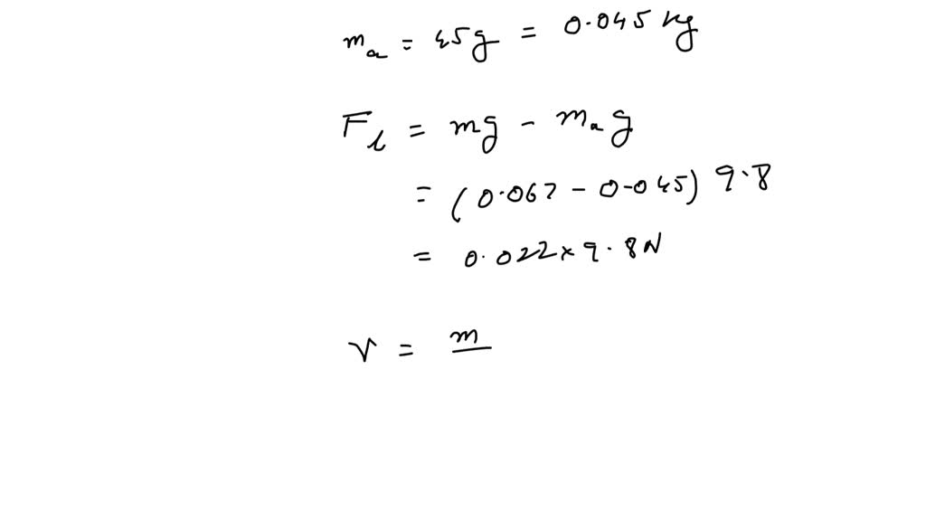 a-solid-aluminum-cylinder-with-2700-kg-m-3-has-a-measured-mass-of