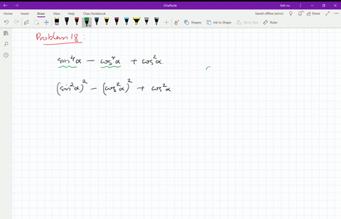 simplify-the-trigonometric-expression-sin-4-alpha-cos-4-alphacos-2-alpha