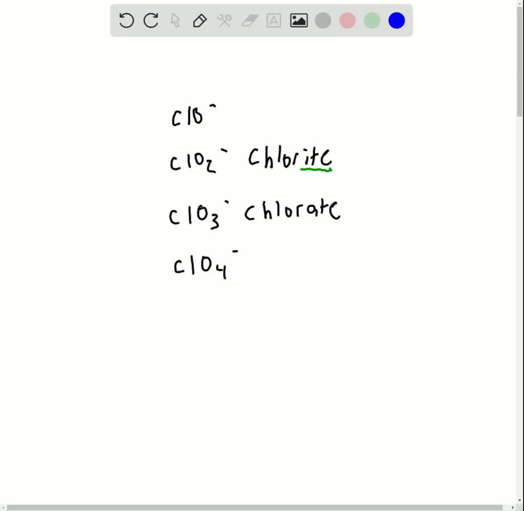 SOLVEDCHMI30 The e oxyanions for Ile 0 chlorine, elememts bromine Mrcd