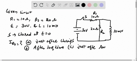 the-switch-in-figure-p3479-has-been-open-for-a-long-time-it-is-closed-at-t0-s-what-is-the-current-th