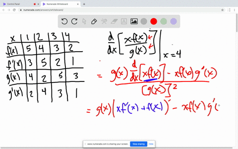 use-the-following-table-to-find-the-given-derivatives-beginarraylclclclc-x-1-2-3-4-hline-fx-5-4-3--5