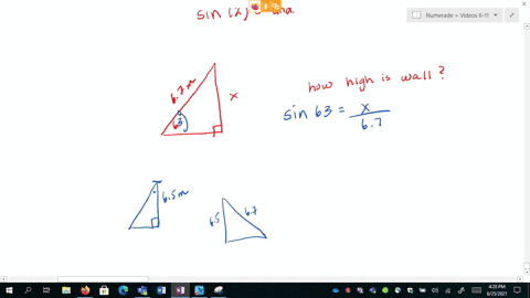 suppose-you-have-a-ladder-67-mathrmm-long-a-if-the-ladder-makes-an-angle-of-63circ-with-the-level-gr