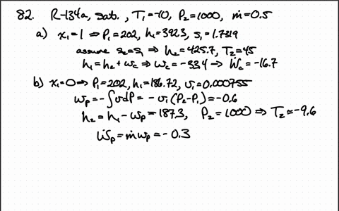 saturated-r-134-a-at-10circ-mathrmc-is-pumped-compressed-to-a-pressure-of-10-mathrmmpa-at-the-rate-o