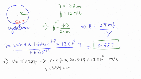 a-cyclotron-with-dee-radius-470-mathrmcm-is-operated-at-an-oscillator-frequency-of-120-mathrmmhz-to-