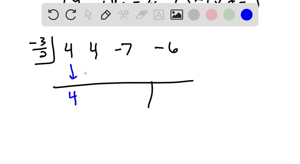 SOLVEDDivide, using synthetic division. As coefficients get more involved, a calculator should