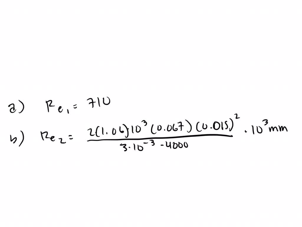 A dimensionless group called the Reynolds number is defined for flow in ...