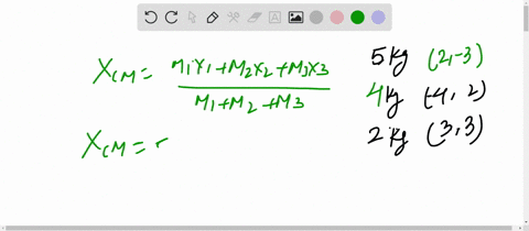 consider-fig-8-14-three-masses-located-in-the-x-y-plane-have-the-following-coordinates-a-5-mathrmkg-