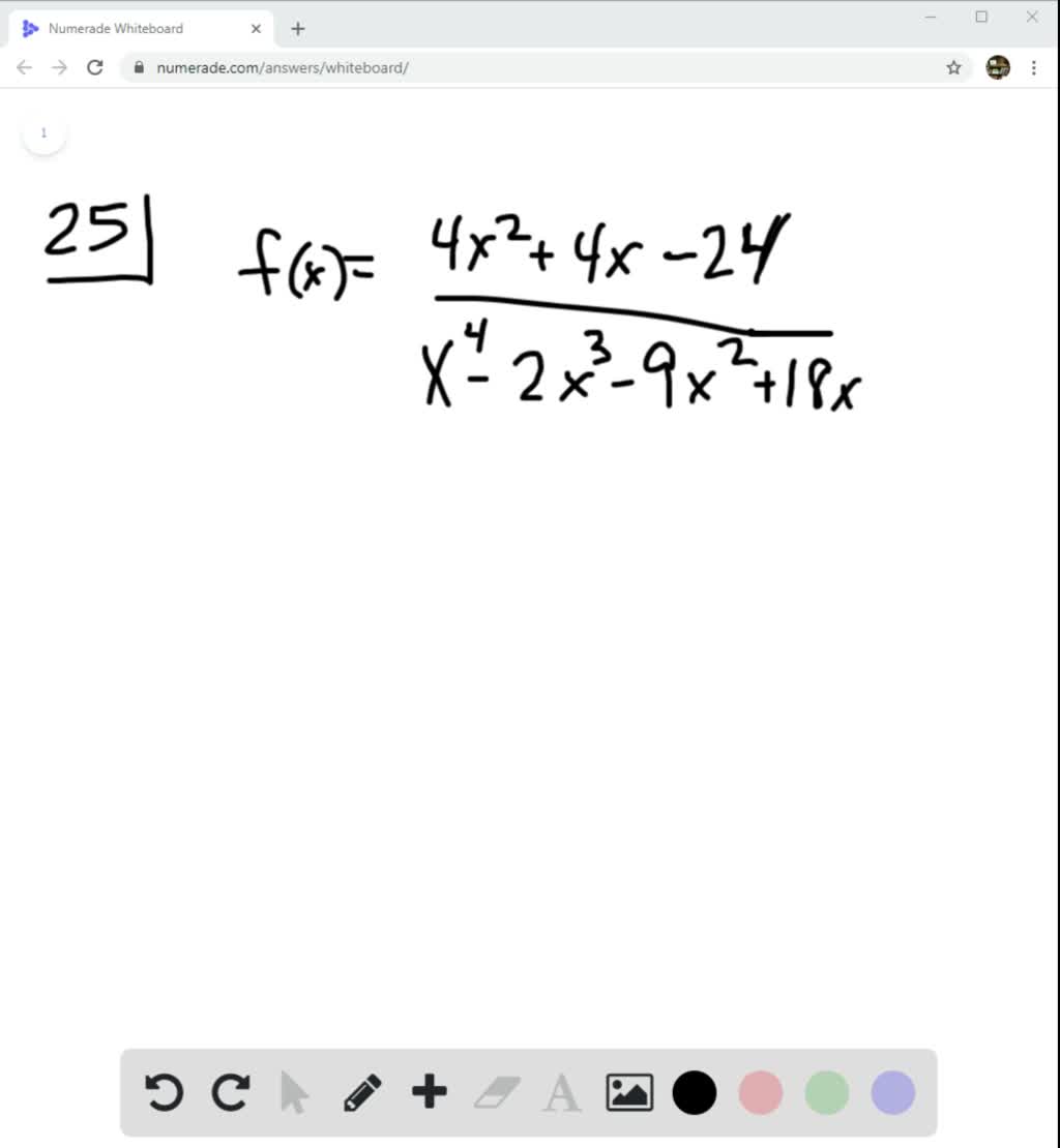 SOLVED f x x 4 2 X 3 4 X 2 8 X