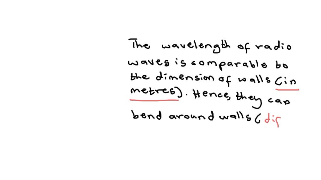 SOLVEDWhy don't buildings block radio waves as completely as they do