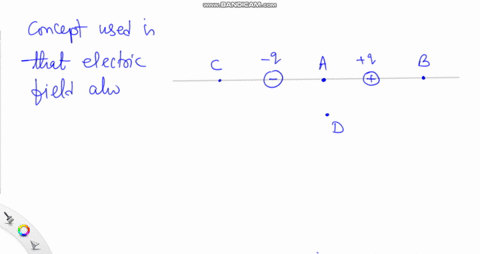 two-charges-of-equal-magnitude-but-opposite-sign-lie-along-a-line-as-shown-in-the-diagram-using-arro