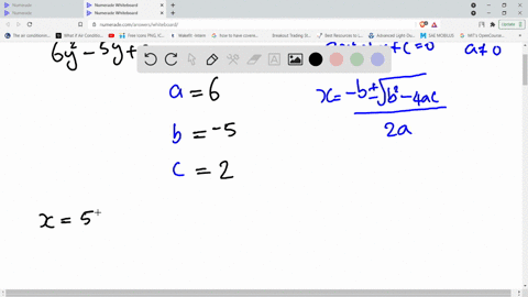solve-by-using-the-quadratic-formula-6-y2-5-y20