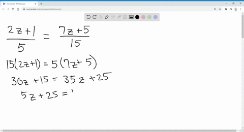 solve-each-equation-and-check-your-solutions-frac2-z15frac7-z515