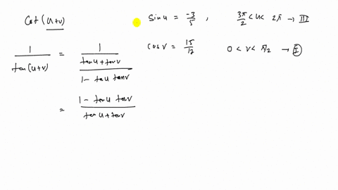 find-the-exact-value-of-the-trigonometric-expression-given-that-sin-u-frac35-where-3-pi-2u2-pi-and-6