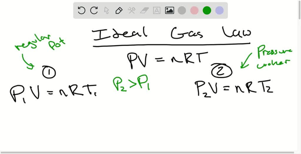 A pressure cooker contains water and steam in equilibrium at a pressure
