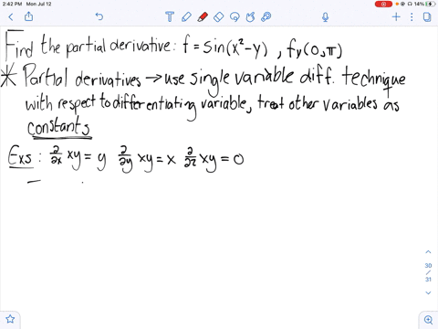 in-exercises-43-46-compute-the-given-partial-derivatives-fx-ysin-leftx2-yright-quad-f_y0-pi