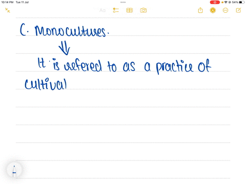 which-one-of-the-following-is-more-indicative-of-conventional-agriculture-and-not-sustainable-agricu