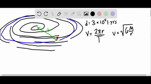 ii-our-sun-rotates-about-the-center-of-the-galaxy-leftm_g-approx-4-times-1041-mathrmkgright-at-a-dis