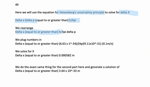 using-the-heisenberg-uncertainty-principle-calculate-delta-x-for-each-of-the-following-a-an-electr-2