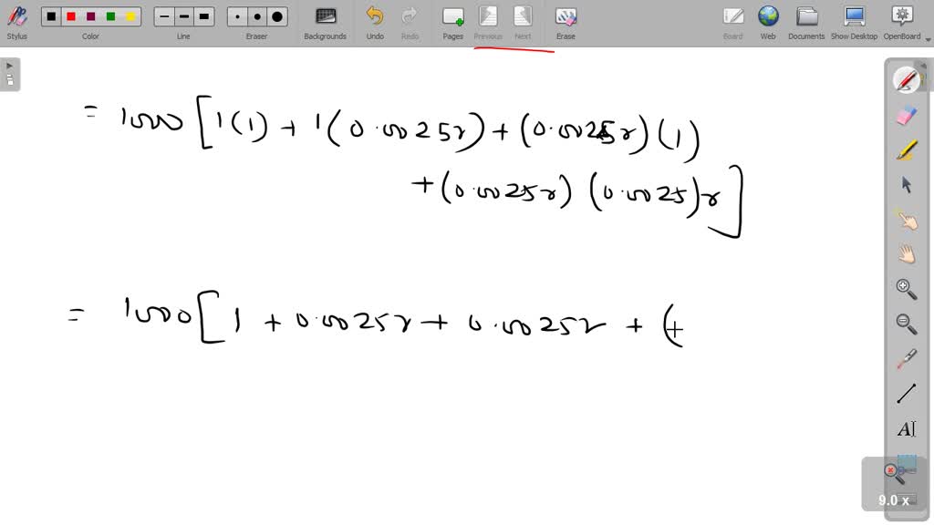 SOLVED:Perform The Indicated Multiplications. A Savings Account Of 1000 ...