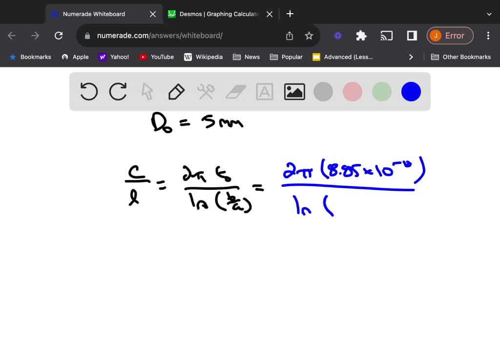 SOLVEDWhat is the capacitance per unit length (F / m) of a coaxial