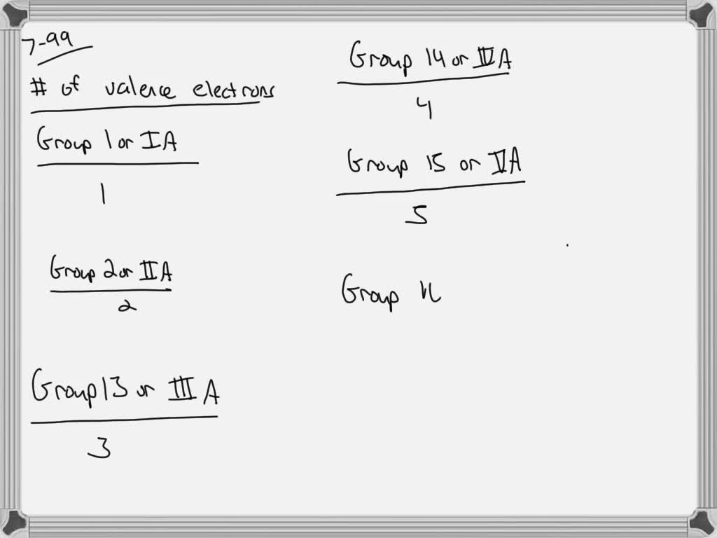Give the number of valence electrons for atoms of oxygen, sulfur, arsenic, phosphorus, and