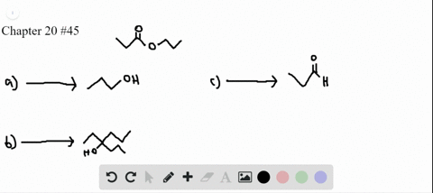 what-reagent-is-needed-to-convert-ch_3ch_2cooch_2ch_2ch_3-to-each-compound-a-ch_3ch_2ch_2oh-b-ch_3ch